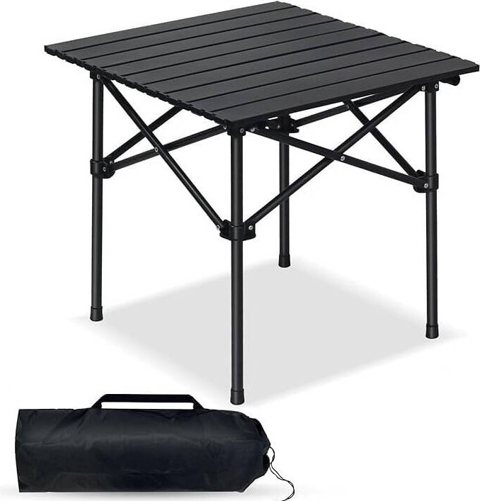 Small Folding Table – Portable Aluminum Alloy Work Table 60x40cm, Lightweight 4kg | Tool-Free Quick Setup, 50kg Stable Load Capacity | UAE DIY Workshop Mobile Work Surface Essential